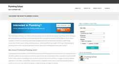 Desktop Screenshot of plumbingschool.org